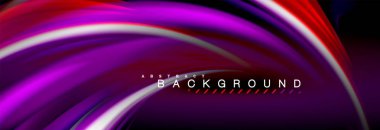 Sıvı renk arka plan, soyut dalgalar çizgiler, renkler ışık zemin üzerinde ışık efektleri ile karıştırma bulanık. Sunum, app duvar kağıdı, başlık sayfası veya poster için sanatsal illüstrasyon vektör