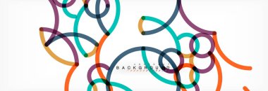 Soyut renkli çizgili beyaz. Modern renkli poster dalga. Projeniz için sanat tasarım