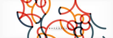 Kıvırcık satırları arka plan, renk örtüşen doğrusal doku soyut