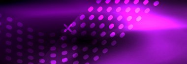 Soyut dalga koyu, parlak hareket üzerinde parlayan, Noel ve yeni yıl alan ışık sihirli. Techno arka plan