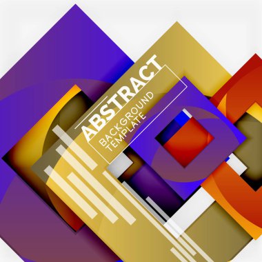 Modern geometrik soyut arkaplan