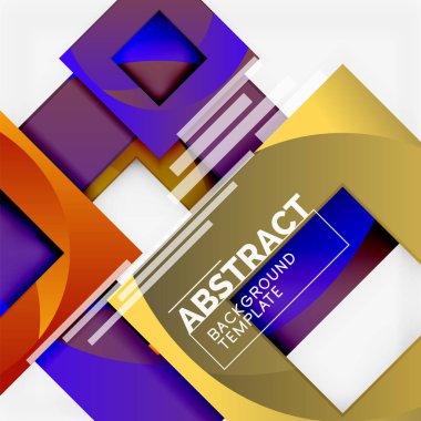 Modern geometrik soyut arkaplan