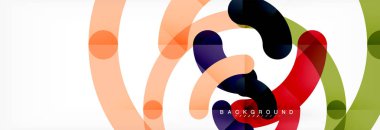 Doğrusal tasarım daire arka plan