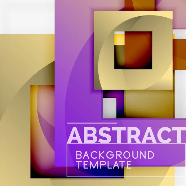 Modern geometric abstract background — Stock Vector