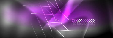 Parlak parlayan ışıklar neon renk tasarım arka plan