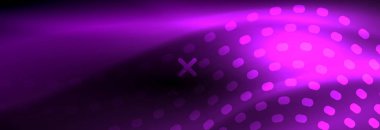 Soyut dalga koyu, parlak hareket üzerinde parlayan, Noel ve yeni yıl alan ışık sihirli. Techno arka plan