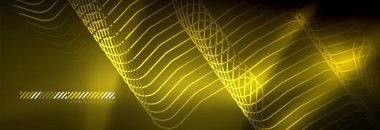 Parlak neon ışıkları arka plan, tekno tasarım, projeniz için modern duvar kağıdı