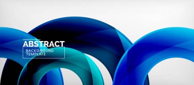 Vektör daireler arka plan soyut