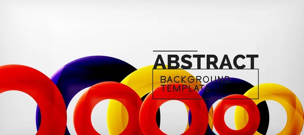 Vector cirkels abstract achtergrond — Stockvector