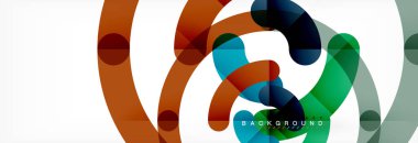 Doğrusal tasarım daire arka plan