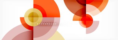 Geometrik daire arka plan, yaratıcı geometrik duvar kağıdı.