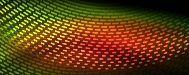 Arka plan, vektör duman etkisi tasarım dijital akan dalga parçacıklar soyut