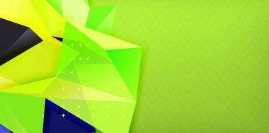 Üçgen düşük poli arka plan tasarım