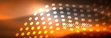 Soyut dalga koyu, parlak hareket üzerinde parlayan, Noel ve yeni yıl alan ışık sihirli. Techno arka plan