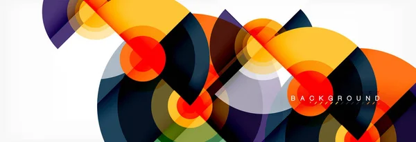 Abstrait fond cercle design — Image vectorielle