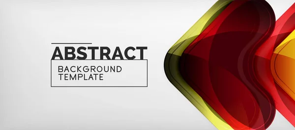 Techno linjer, högteknologiska futuristiska abstrakt bakgrund mall med pilformat — Stock vektor