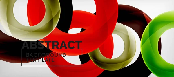 Vector circles abstract background — Stock Vector