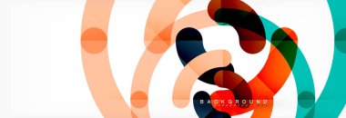 Arka plan daire soyut çizgili Tema