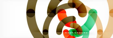 Arka plan daire soyut çizgili Tema