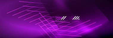 Parlak parlayan ışıklar neon renk tasarım arka plan