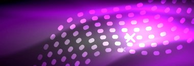 Soyut dalga koyu, parlak hareket üzerinde parlayan, Noel ve yeni yıl alan ışık sihirli. Techno arka plan