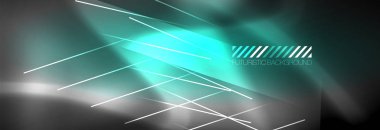 Parlak parlayan ışıklar neon renk tasarım arka plan