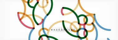 Kıvırcık dalga satırları arka plan, şeffaf renkli çizgili gri tasarlamak