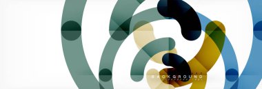 Doğrusal tasarım daire arka plan