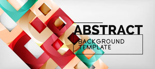 Abstrakta rutor geometrisk bakgrund kan användas i omslagsdesign, bokdesign, webbplats bakgrund — Stock vektor