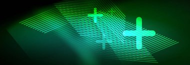 Neon parlayan ışık arka plan soyut. Işık ile karanlık arka plan. Neon ışıkları, gece görünümü ile arka plan.