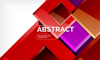 kare geometrik arka plan