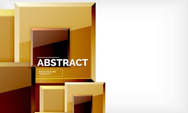 Arka plan, parlak geometrik tasarım kare