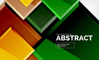 Arka plan, parlak geometrik tasarım kare