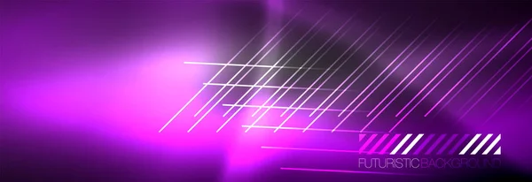 Lumineux lumières fluo couleur fond de conception — Image vectorielle