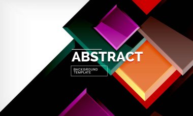 kare geometrik arka plan