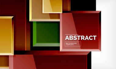 Arka plan, parlak geometrik tasarım kare