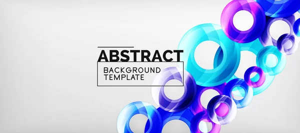 Modern geometrical abstract background, vector design — Stock Vector