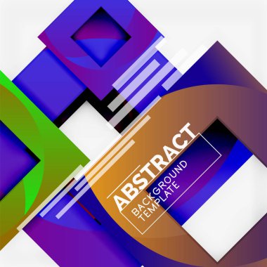 Modern geometrik soyut arkaplan