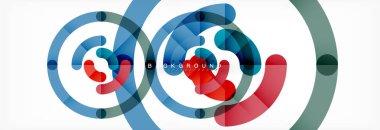 Modern geometrik soyut arkaplan