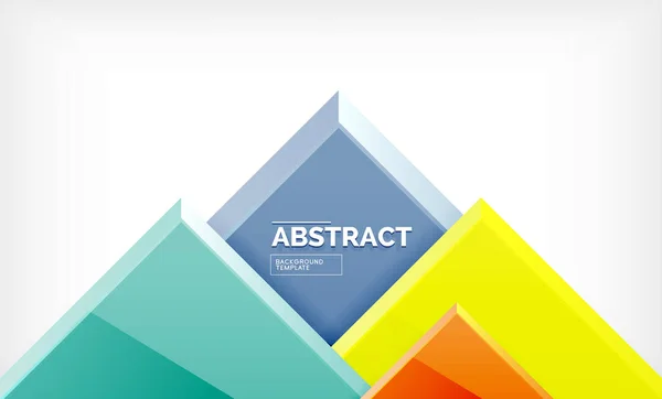 Geometrisch abstracte achtergrond, moderne vierkante ontwerp — Stockvector