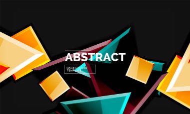 Parlak stil geometrik arka plan