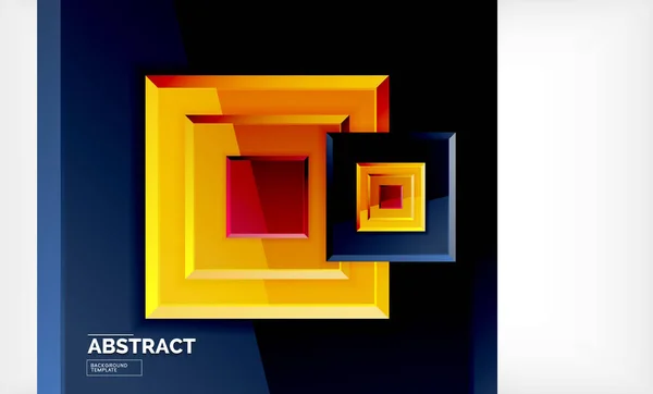 Fond géométrique carré — Image vectorielle