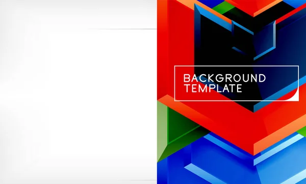 Techno Pfeil Hintergrund, Template Design — Stockvektor
