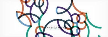 Kıvırcık satırları arka plan, renk örtüşen doğrusal doku soyut