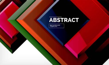 Kare geometrik arka plan