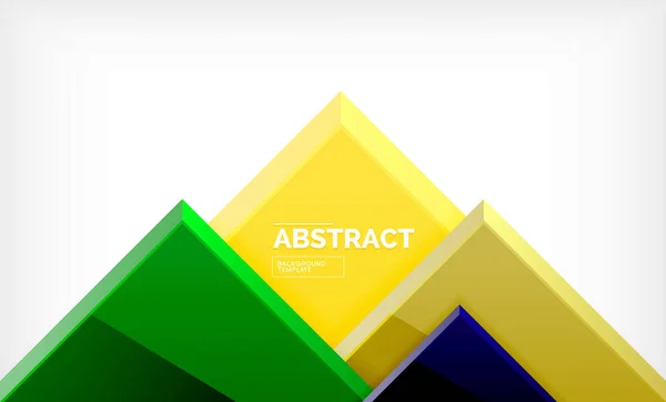 Geometrisch abstracte achtergrond, moderne vierkante ontwerp — Stockvector