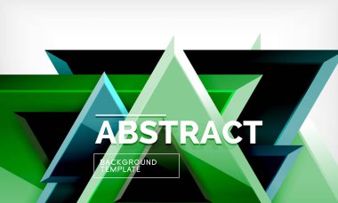 Üçgen düşük Poli arka plan tasarımı, çok renkli üçgenler