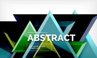 Üçgen düşük Poli arka plan tasarımı, çok renkli üçgenler
