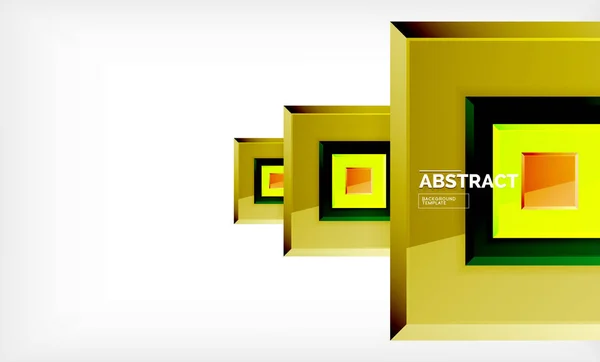 Geometryczne streszczenie tło, nowoczesny kwadratowy — Wektor stockowy