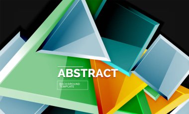 Parlak stil geometrik arka plan